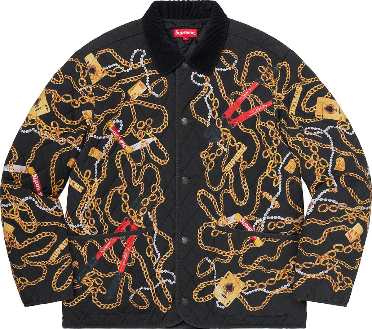Chains Quilted Jacket view 11
